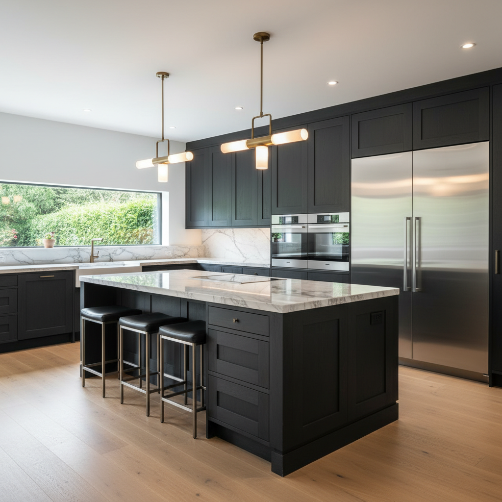 Diseño de cocina minimalista en Sant Cugat del Vallès por Arquitectos San Cugat del Vallés